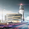 Quasi „in Ergänzung“ zum Tower schafft der Office Park 4 an der Einfahrtstraße von Wien kommend am Flughafenareal eine ikonische Architektur.